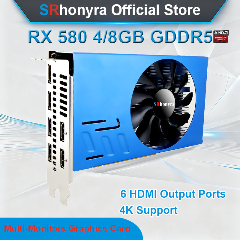 Rx 580 8Gb 2048Sp Gpu - SRhonyra AMD RX580 4/8GB Grafik Kartı