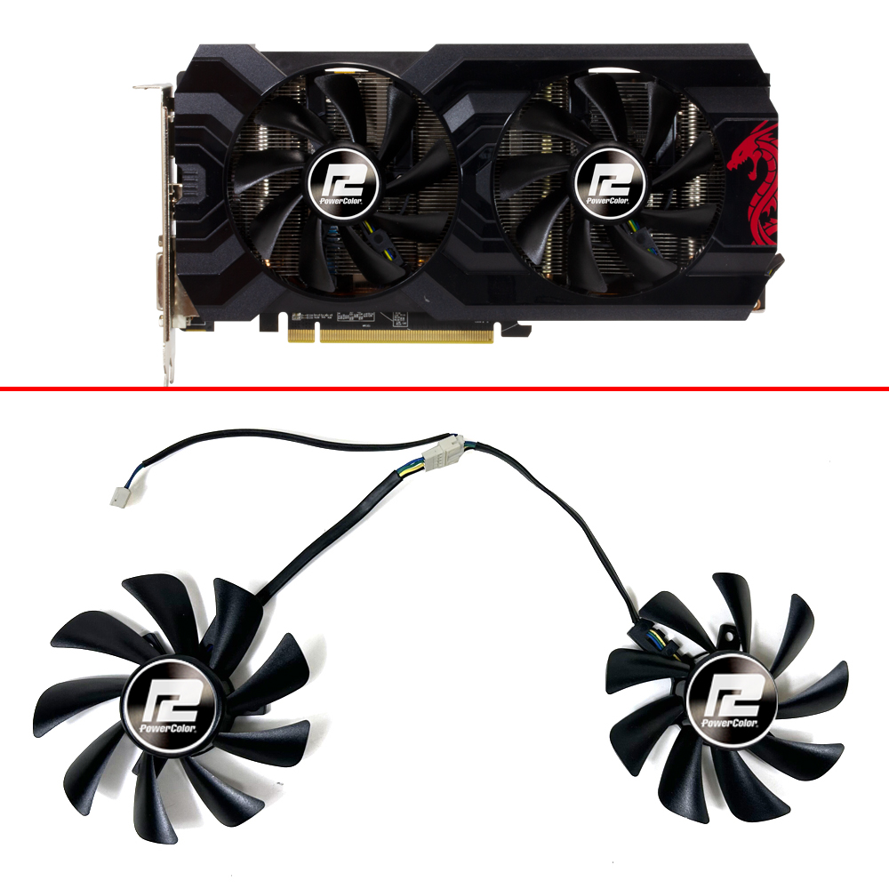 Rx 580 8Gb 2048Sp Gpu - Yeni soğutma fanı için 85MM 4PIN