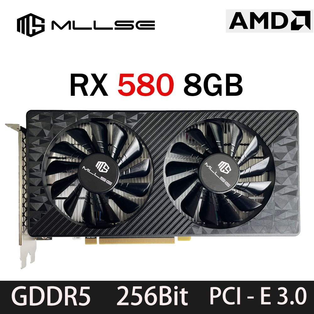 Rx 580 8Gb 2048Sp Gpu - MLLSE AMD RX 580 8 GB