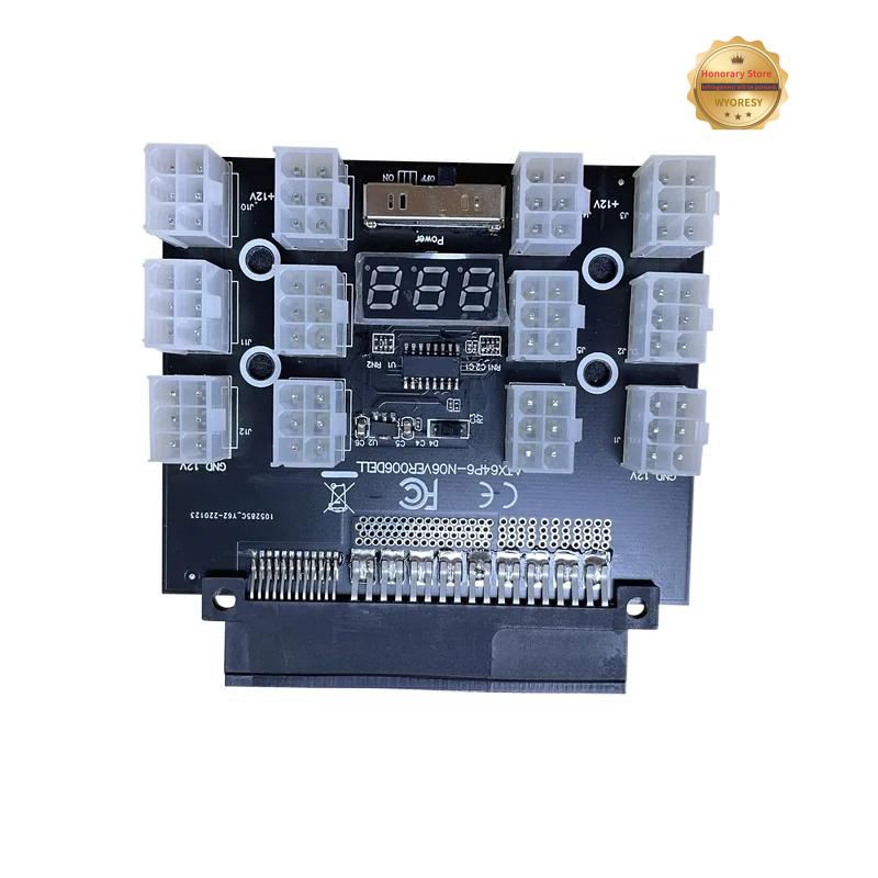 YD PCI-E 12V 50Pin - ATX 12 X  - 2400W Server Psu Breakout Board incelemesi ve fiyatı