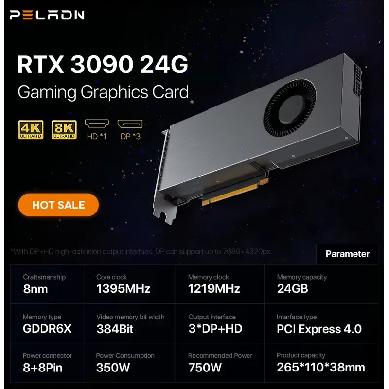 Sıcak Fırsat Düşük Fiyatlı AI  - Rtx 3090 24Gb Graphics Card incelemesi ve fiyatı
