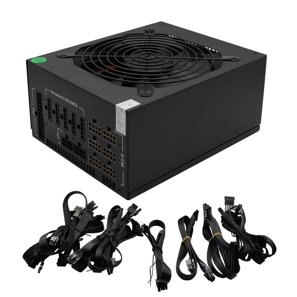 Tam modüllü ATX PC güç kaynağı - 2000W Atx Mining Power Supply incelemesi ve fiyatı