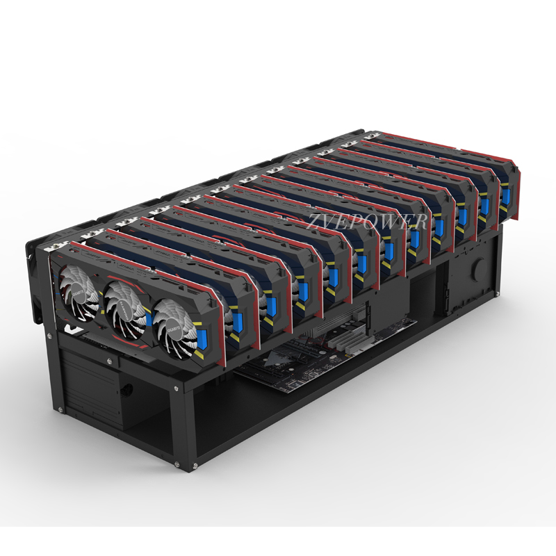 Özelleştirme Desteği Bilgisaya - 12 Gpu Open Air Frame Case incelemesi ve fiyatı