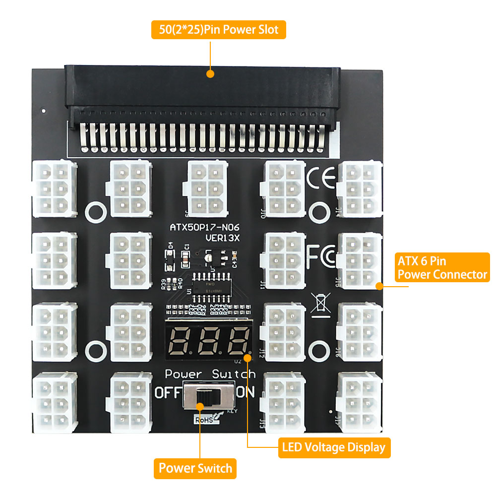 DELL 750W 1100W 1600W 2000W 24 - 2400W Server Psu Breakout Board incelemesi ve fiyatı