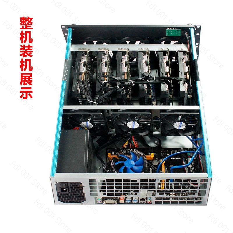 4U çoklu grafik kartı kasası 6 - 8 Gpu 4U Server Chassis incelemesi ve fiyatı