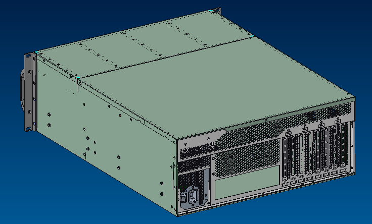 Rack 4U 4 bölmeli Hotswap Sunu - 8 Gpu 4U Server Chassis incelemesi ve fiyatı