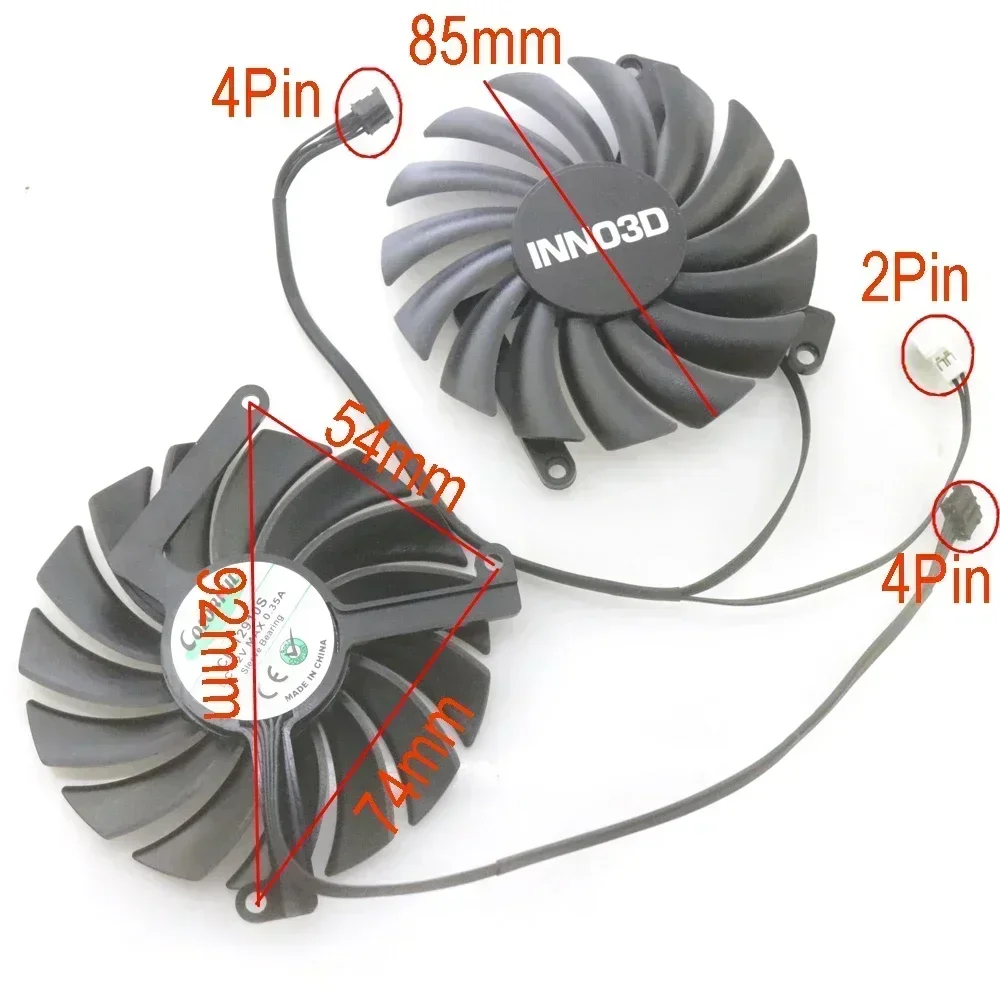 2 adet/grup CF-12910S 85mm DC1 - Rtx 3070 8Gb Graphics Card incelemesi ve fiyatı